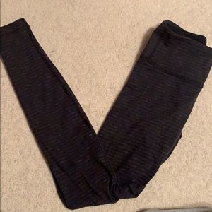 Grey Pattern Lululemon Leggings